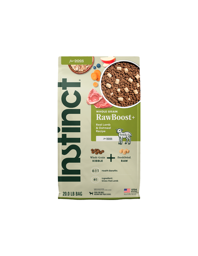 Instinct Raw Boost Croquetas para Perro, Receta de Cordero