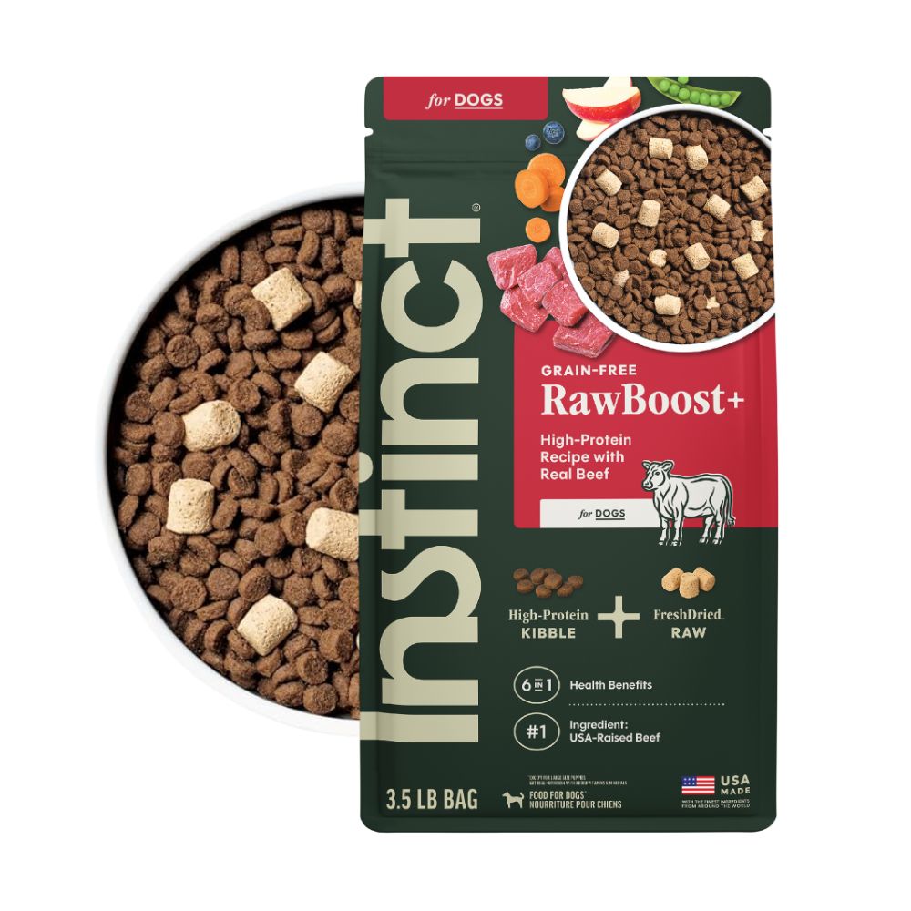 Alimento Para Perros Instinct Raw Boost de Res, Sin Granos