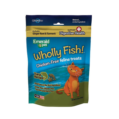 🎁 Emerald Pet Wholly Fish Premios para Gato Sabor Atún Real - Digestivos y Naturales en Forma de Pez (100% off) - Instinct México