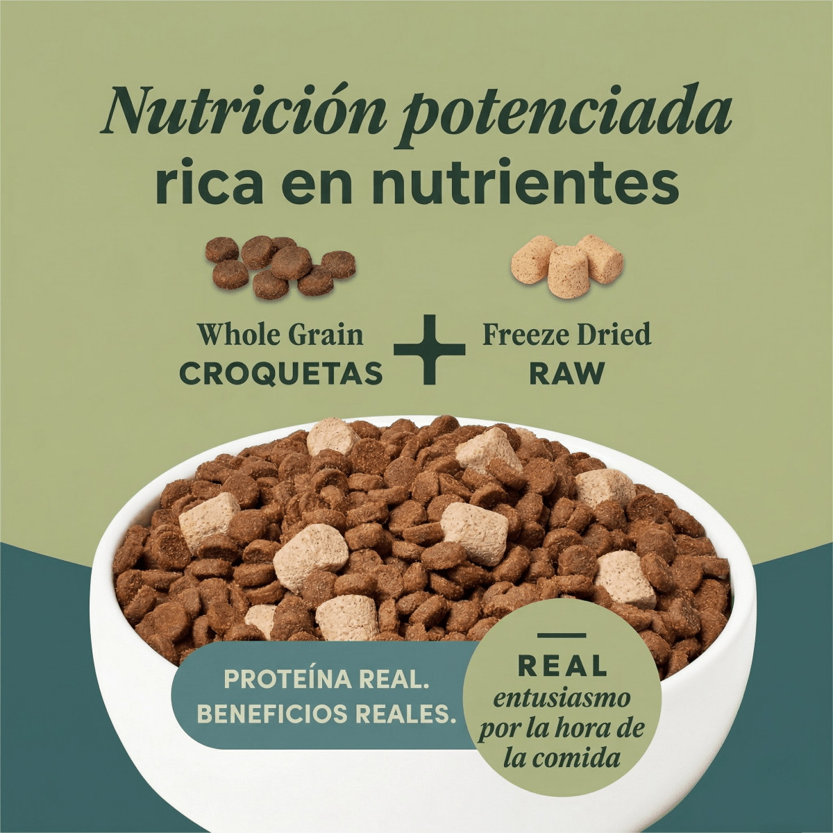 Instinct Raw Boost Alimento Seco para Perro Receta Res Real con Granos Integrales y Carne Cruda Liofilizada - Instinct México