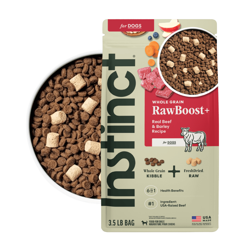 Instinct Raw Boost Alimento Seco para Perro Receta Res Real con Granos Integrales y Carne Cruda Liofilizada - Instinct México