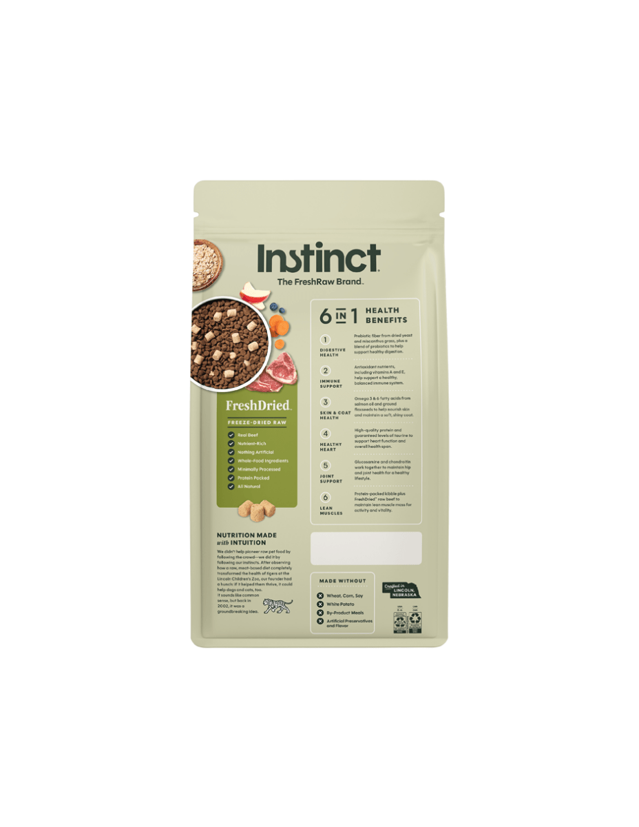 Instinct Raw Boost Croquetas para Perro, Receta de Cordero - Instinct México