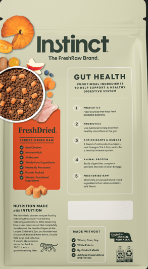 Instinct Raw Boost Gut Health Alimento Seco para Perro Salud Digestiva - Pollo con Probióticos y Granos - 18lb - Instinct México