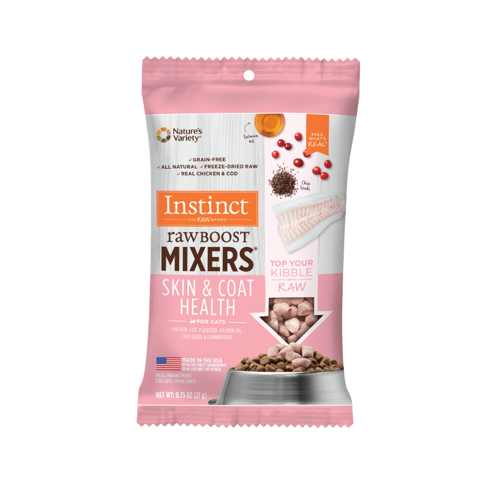 Instinct Raw Boost Mixers Piel y Pelaje Sanos para Gato, 0.75 Oz - Instinct México
