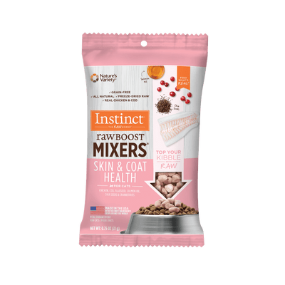 Instinct Raw Boost Mixers Piel y Pelaje Sanos para Gato, 0.75 Oz - Instinct México