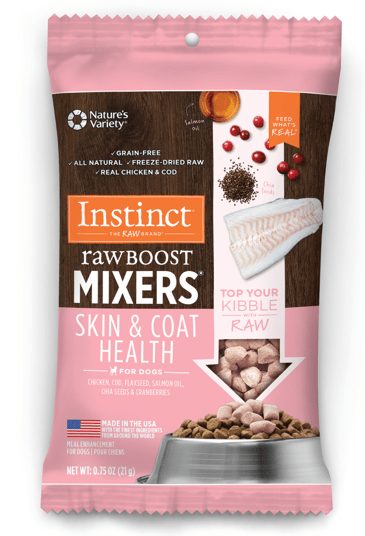 Instinct Raw Boost Mixers Piel y Pelaje Sanos para Gato, 0.75 Oz - Instinct México