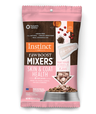 Instinct Raw Boost Mixers Piel y Pelaje Sanos para Perro, 0.75 Oz - Instinct México