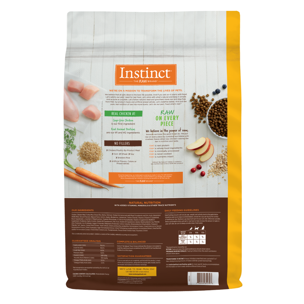Instinct Be Natural Alimento para gato con Carne de Pollo
