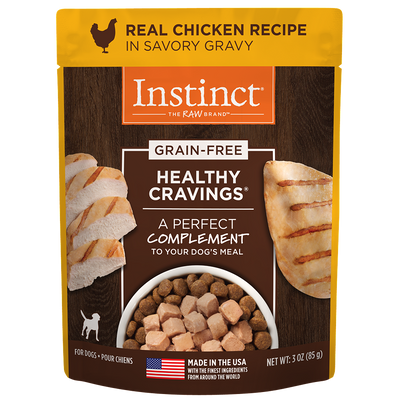Alimento Húmedo Healthy Cravings Instinct para Perro, Sabor Pollo 85g