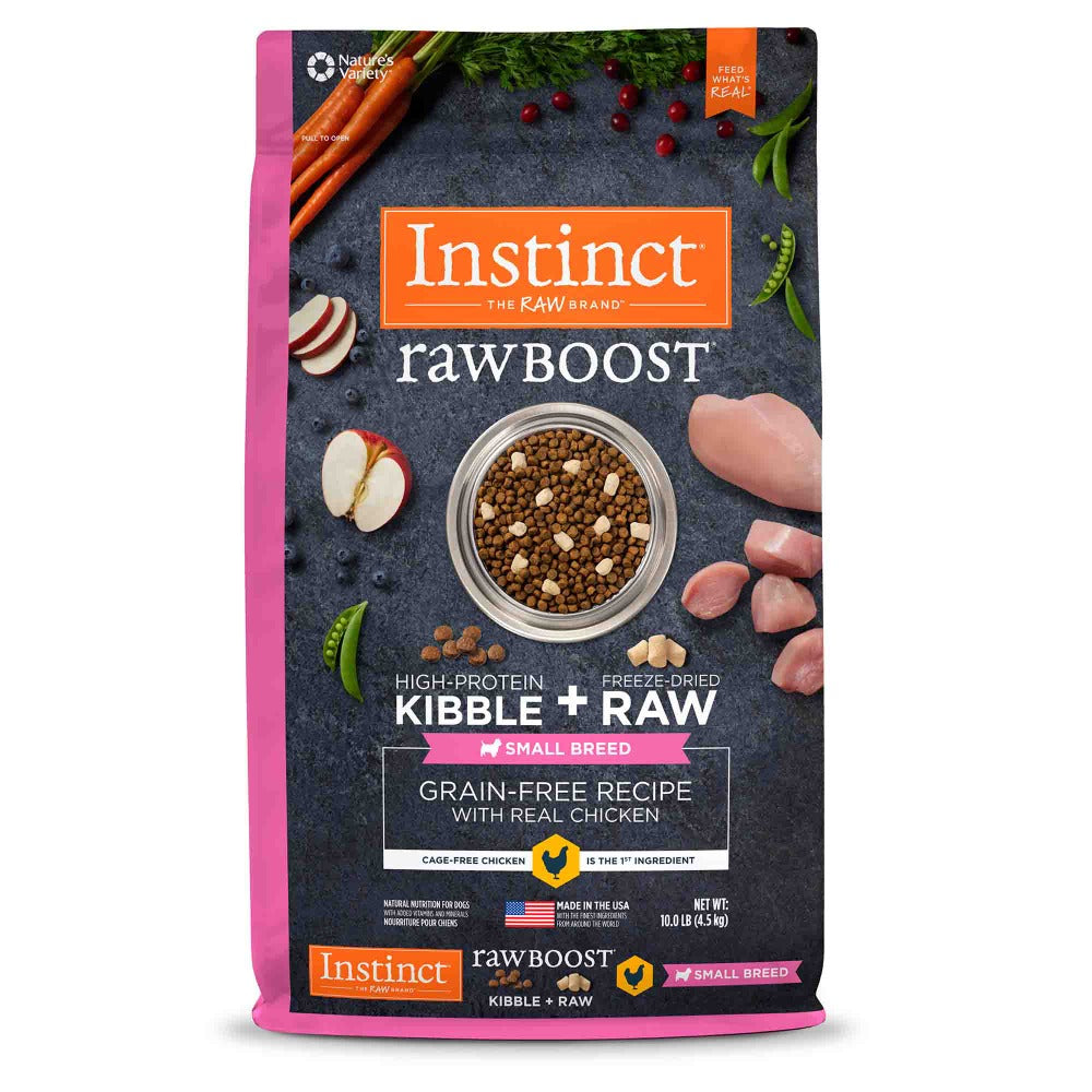 Alimento Para Perros Instinct Raw Boost Razas Pequeñas, Sabor Pollo Sin Granos