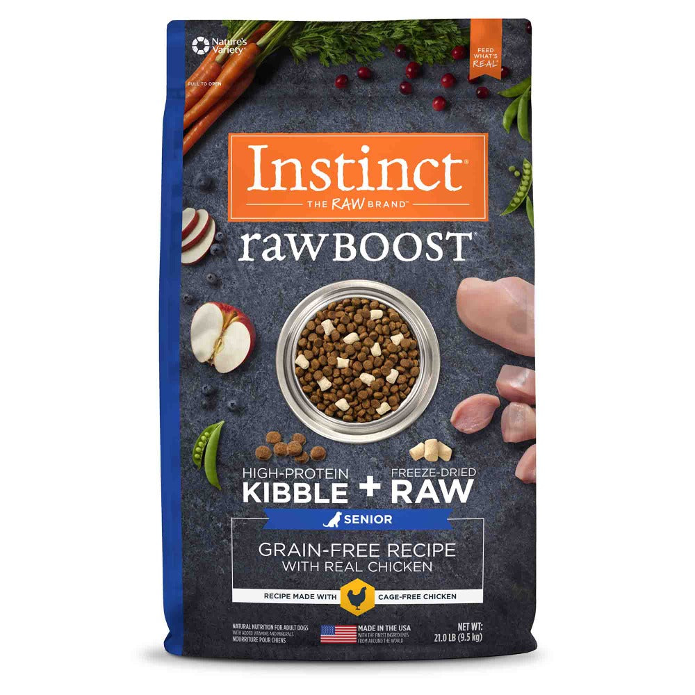 Alimento Instinct Raw Boost Para Perros Adultos, Sabor Pollo Sin Granos