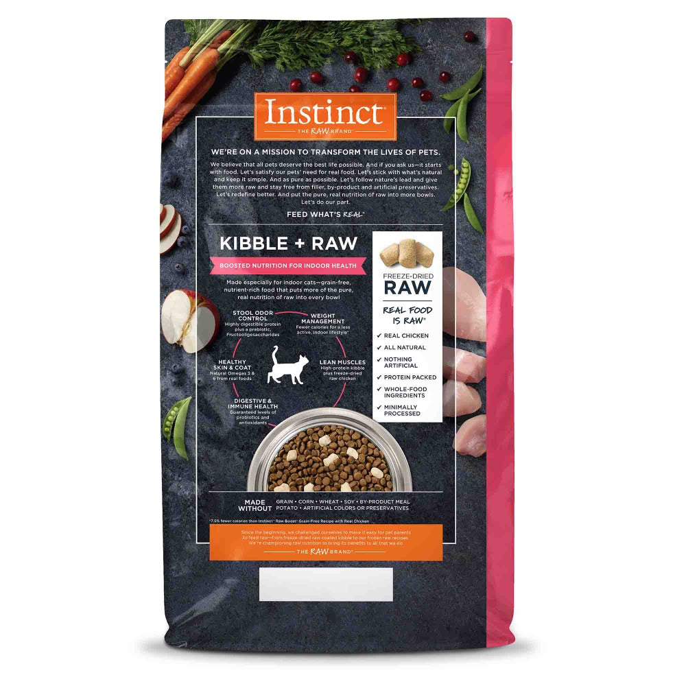 Alimento Para Gatos Instinct Raw Boost Salud Interior, Sabor Pollo Sin Granos. 5 lb