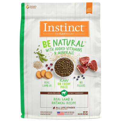 Instinct Be Natural Alimento para perro con Carne de Cordero