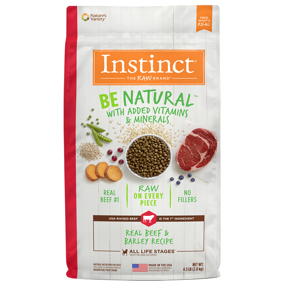 Instinct Be Natural Alimento para perro con Carne de Res