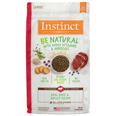 Instinct Be Natural Alimento para perro con Carne de Res