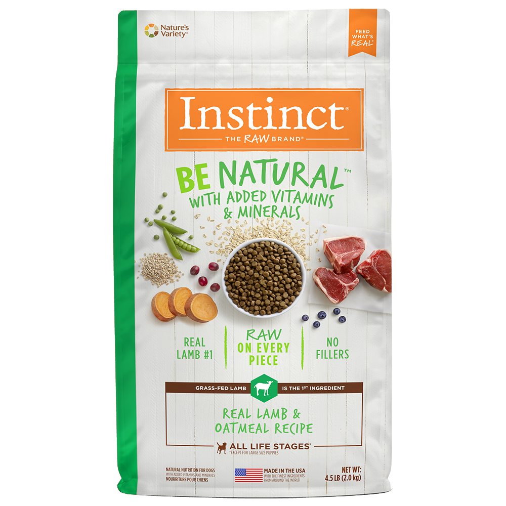 Instinct Be Natural Alimento para perro con Carne de Cordero