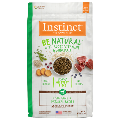 Instinct Be Natural Alimento para perro con Carne de Cordero