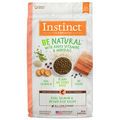 Instinct Be Natural Alimento para perro con Carne de Salmón