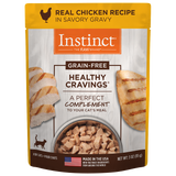 Instinct Original Healthy Cravings Alimento Húmedo para Gato, Receta de Pollo 85g