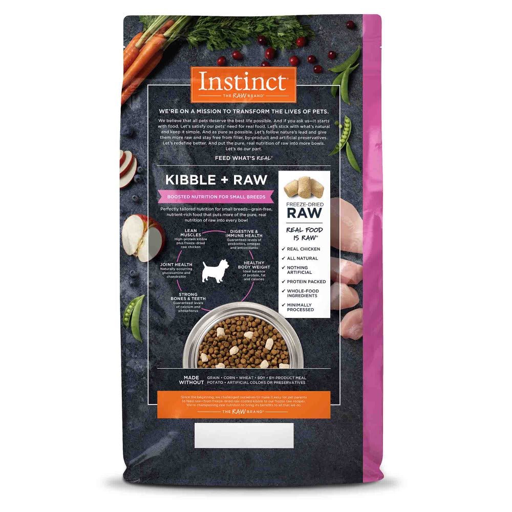 Alimento Para Perros Instinct Raw Boost Razas Pequeñas, Sabor Res Sin Granos - Instinct México