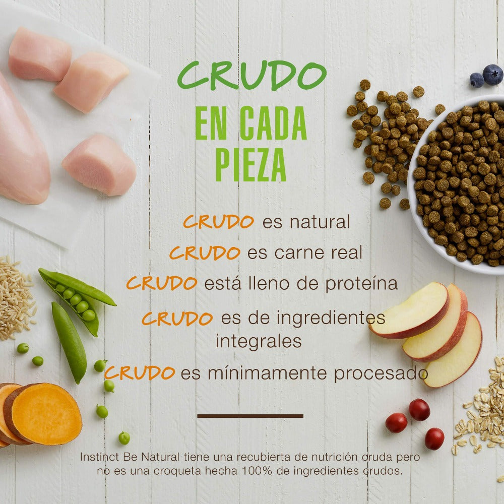 Instinct Be Natural Alimento para perro con Carne de Pollo