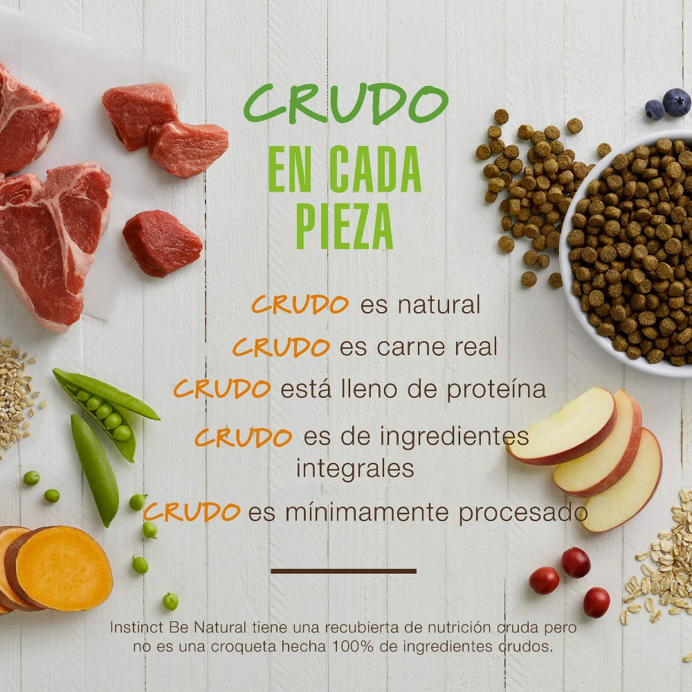 Instinct Be Natural Alimento para perro con Carne de Cordero