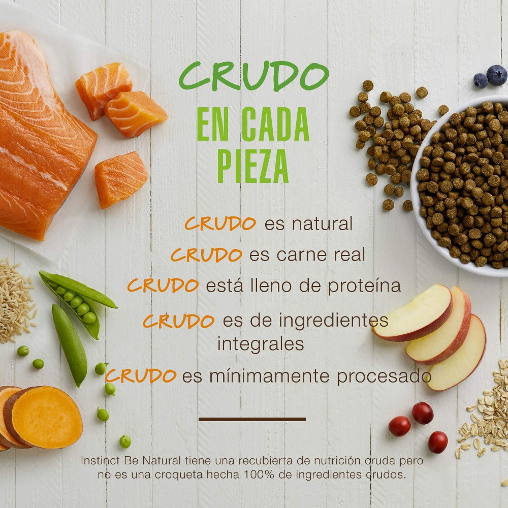 Instinct Be Natural Alimento para perro con Carne de Salmón