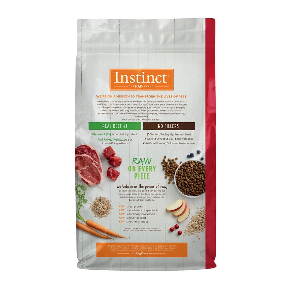 Instinct Be Natural Alimento para perro con Carne de Res