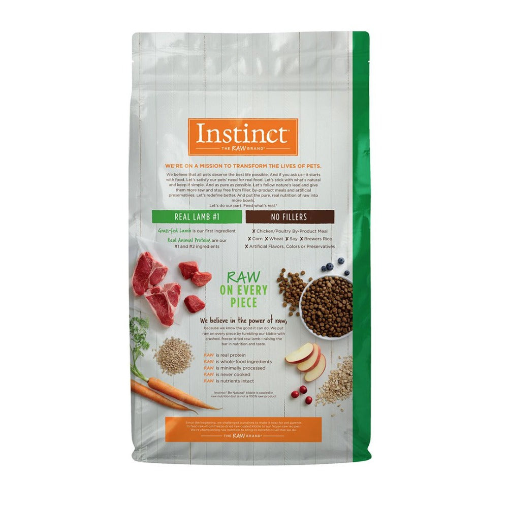 Instinct Be Natural Alimento para perro con Carne de Cordero