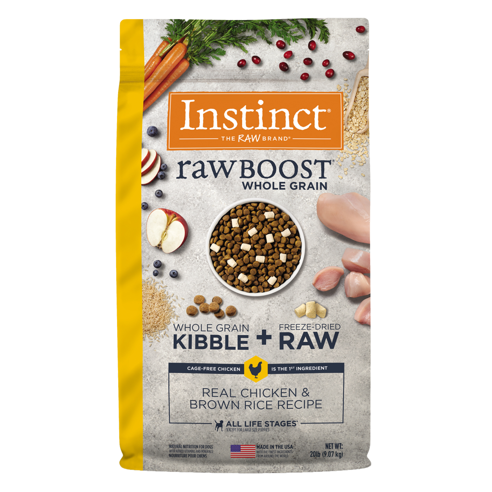 Instinct Raw Boost de Pollo con Granos y Arroz Integral - Para Perros