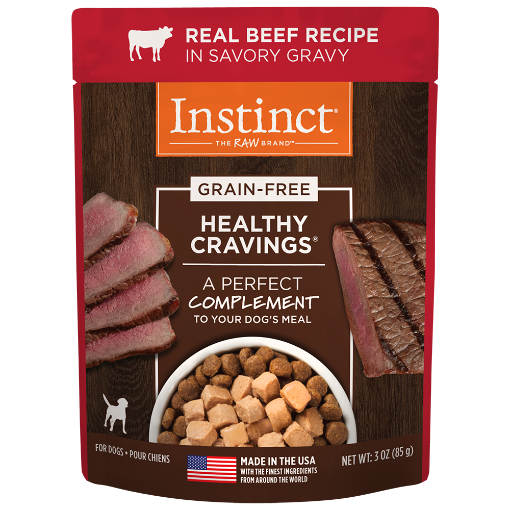 Alimento Húmedo Healthy Cravings Instinct para Perro, Sabor Res 85g