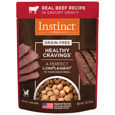 Alimento Húmedo Healthy Cravings Instinct para Perro, Sabor Res 85g