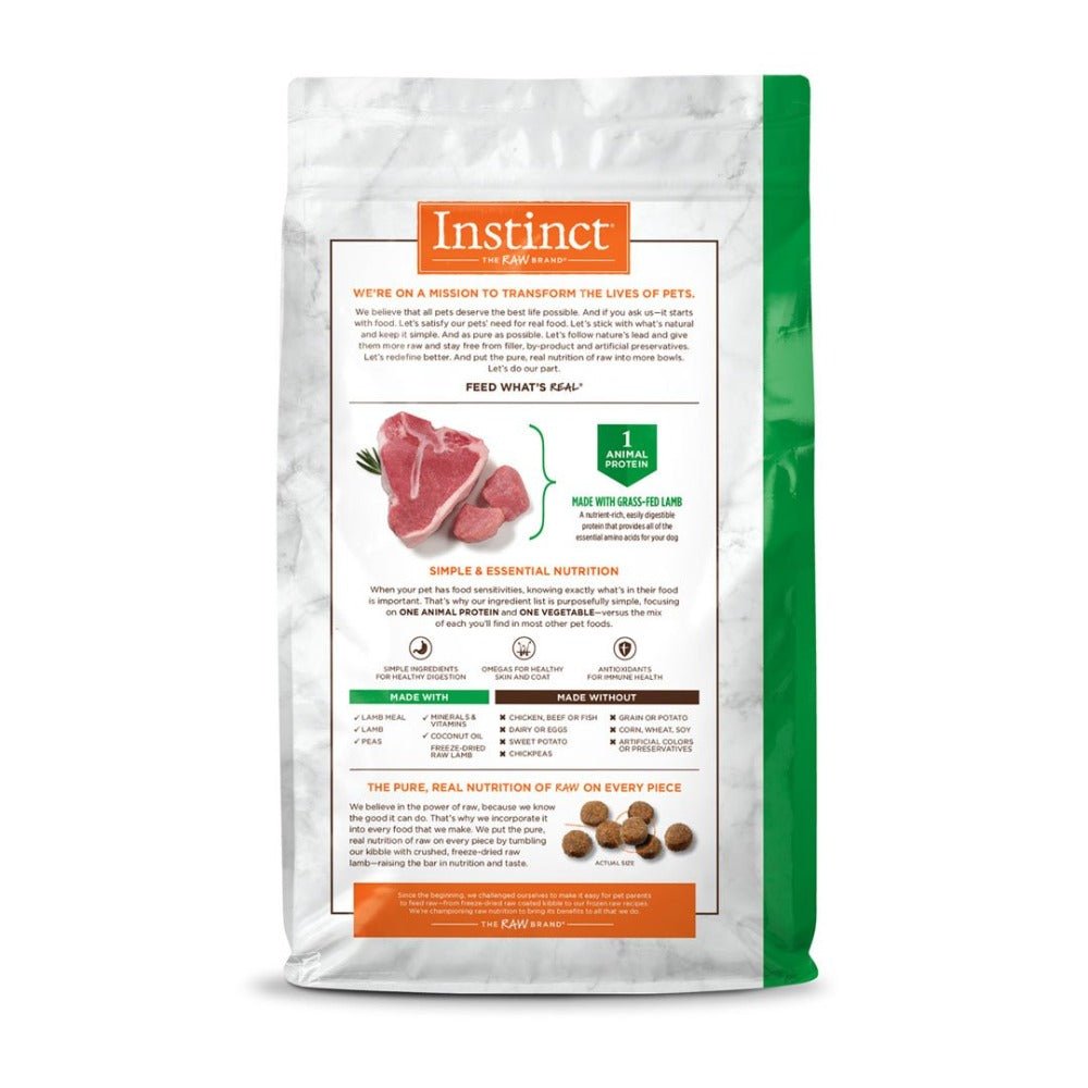Instinct LID Alimento para Perros con Alergia, Cordero - Instinct México