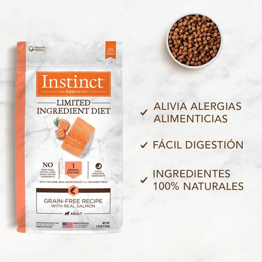 Instinct LID Alimento para Perros con Alergias, Salmón - Instinct México