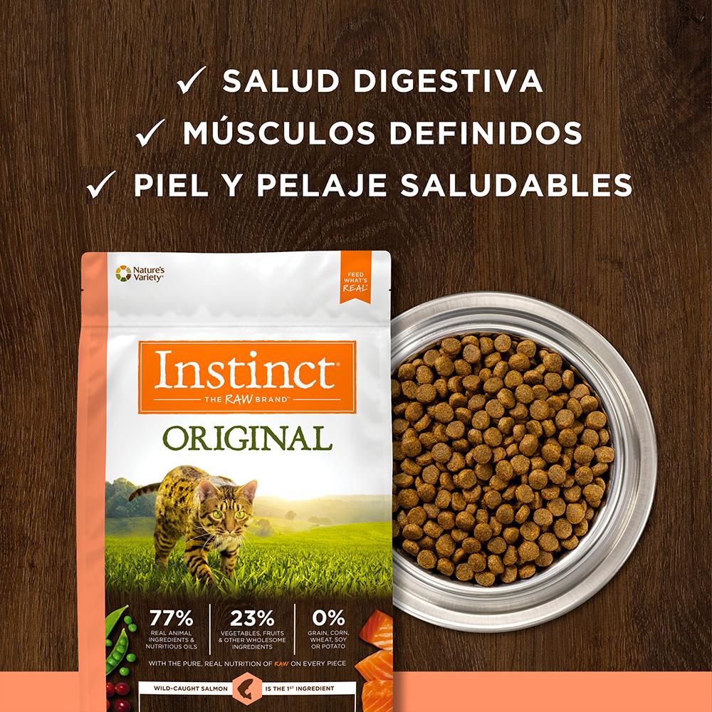 Instinct Original Alimento para Gato, Receta de Salmón - Instinct México