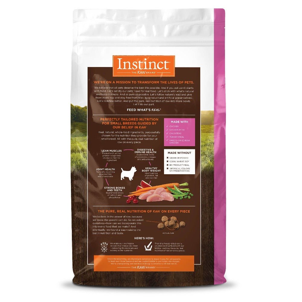 Instinct Original Alimento para Perros de Raza Pequeña, Receta de Pollo - Instinct México