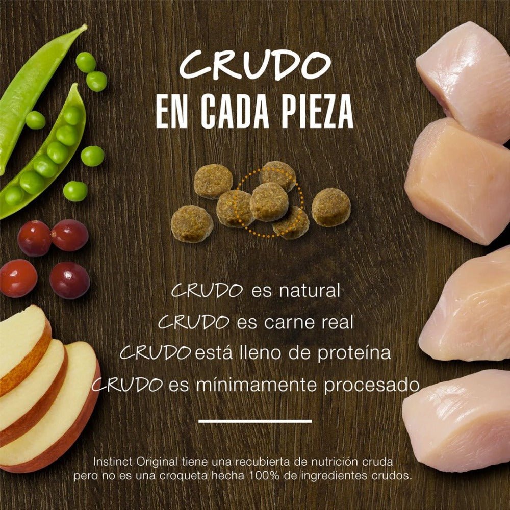 Instinct Original Alimento para Perros de Raza Pequeña, Receta de Pollo - Instinct México
