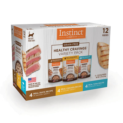 Instinct Original Healthy Cravings Alimento Húmedo para Gato, Mix de Recetas, Pack 12 sobres de 85 g - Instinct México