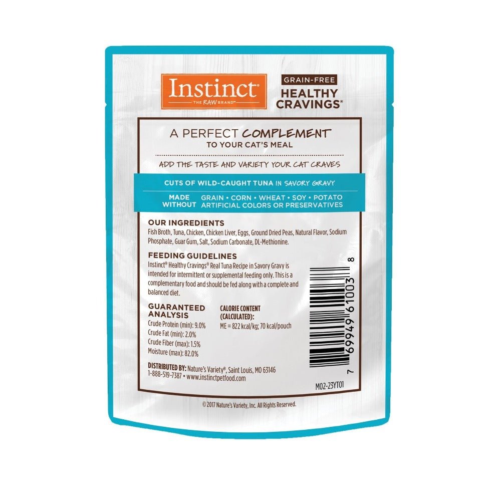 Instinct Original Healthy Cravings Alimento Húmedo para Gato, Receta de Atún 85g - Instinct México