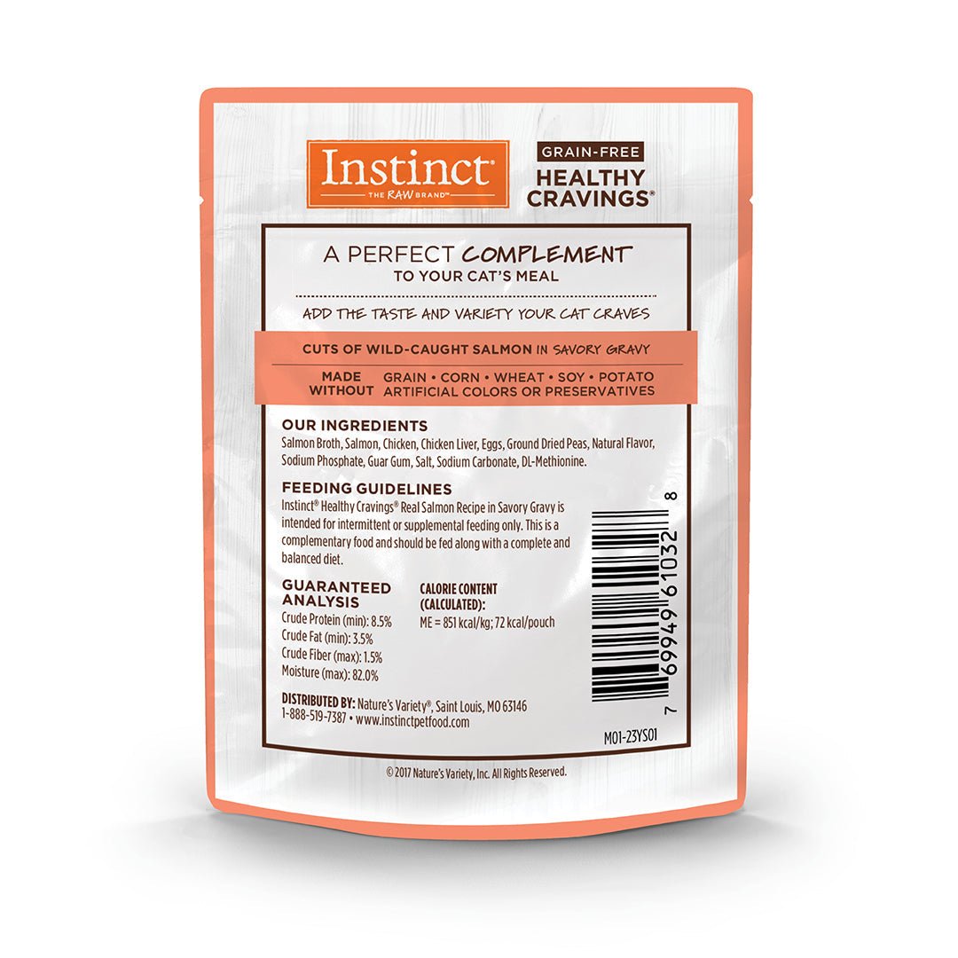 Instinct Original Healthy Cravings Alimento Húmedo para Gato, Receta de Salmón. 85 g - Instinct México