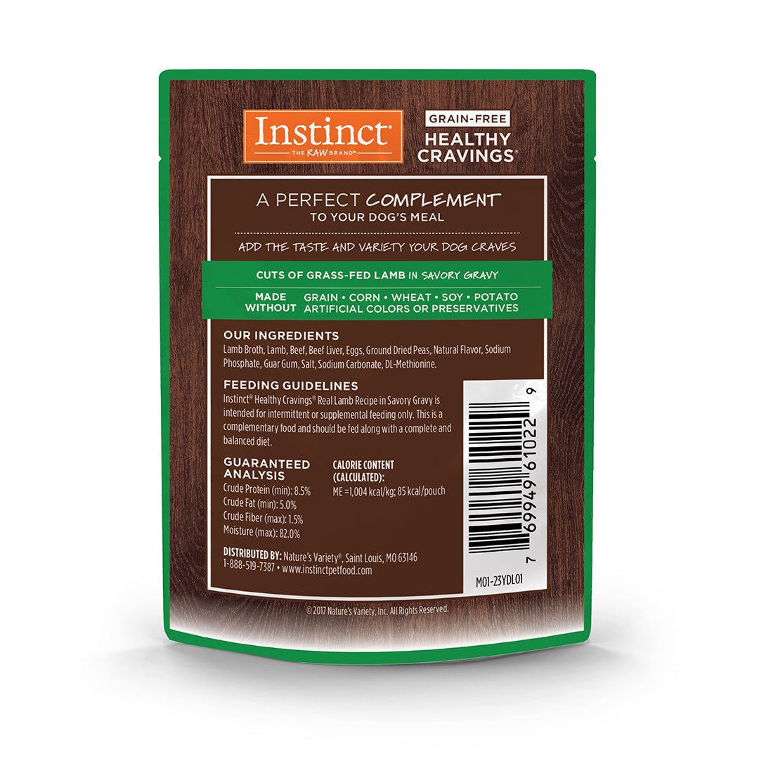 Instinct Original Healthy Cravings Alimento Húmedo para Perro, Receta de Cordero. 85 g - Instinct México