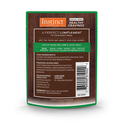 Instinct Original Healthy Cravings Alimento Húmedo para Perro, Receta de Cordero. 85 g - Instinct México