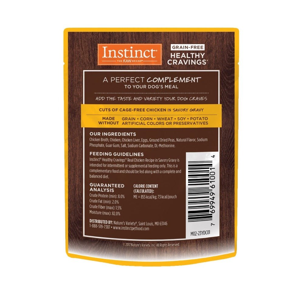 Instinct Original Healthy Cravings Alimento Húmedo para Perro, Receta de Pollo 85g - Instinct México