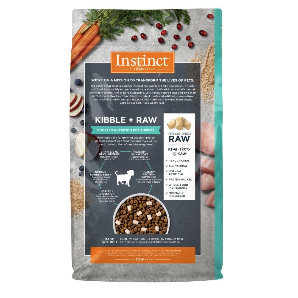 Instinct Raw Boost Croquetas para Cachorro, Receta de Pollo - Instinct México