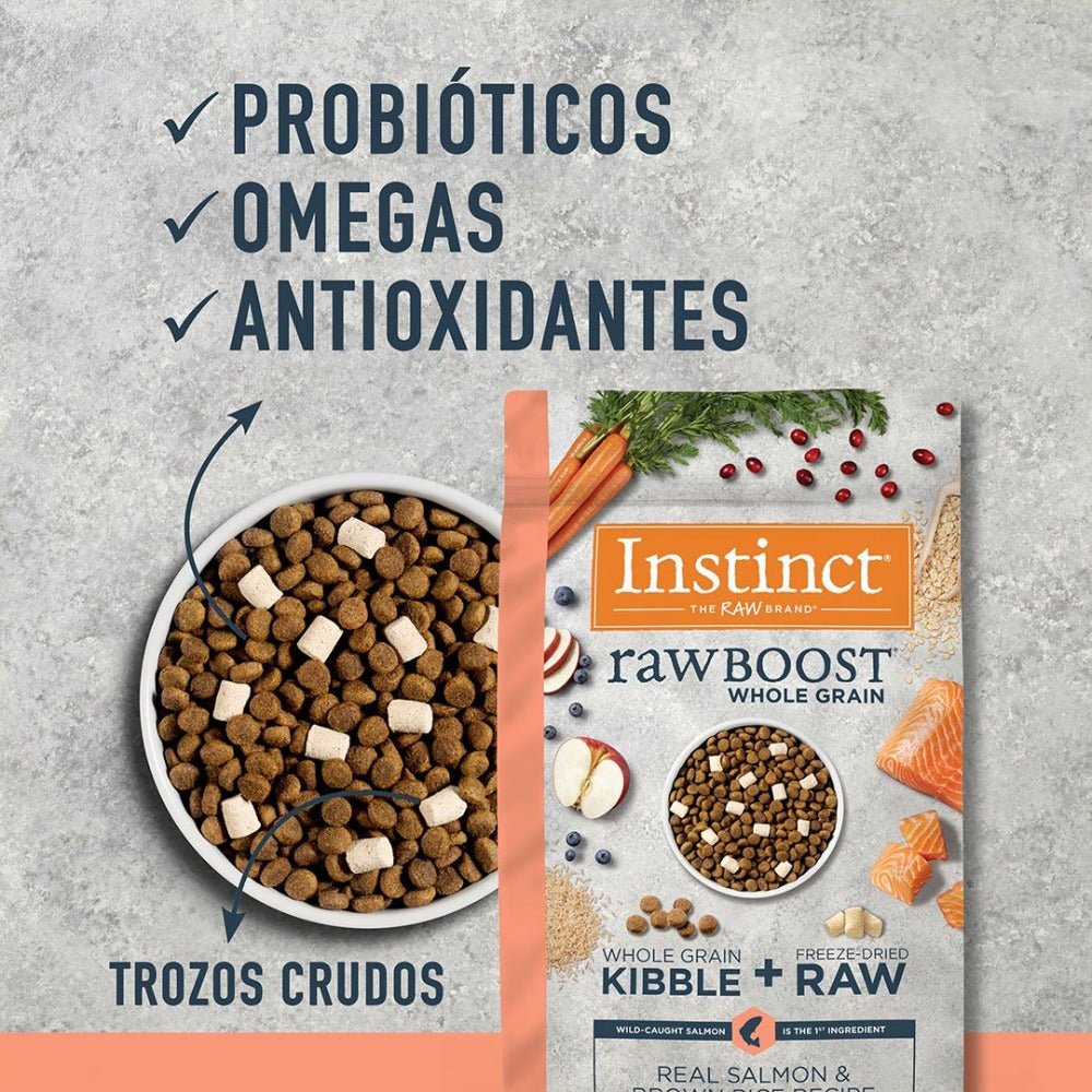 Instinct Raw Boost Croquetas para Perro, Receta de Salmón - Instinct México